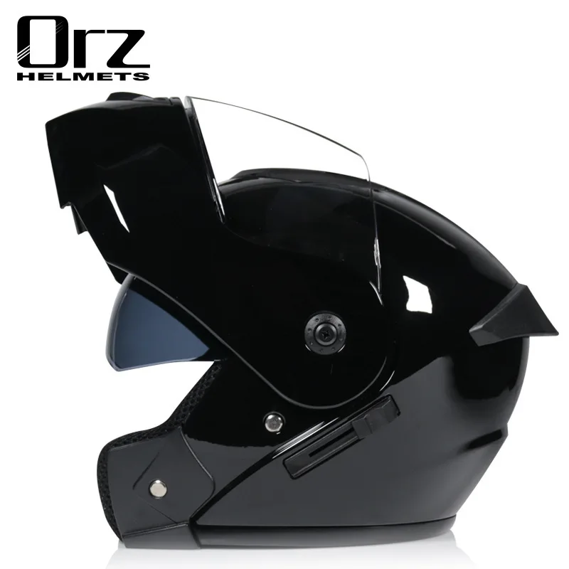 Dual Visor Motorcycle Racing Helmet - Casque de moto de course intégral