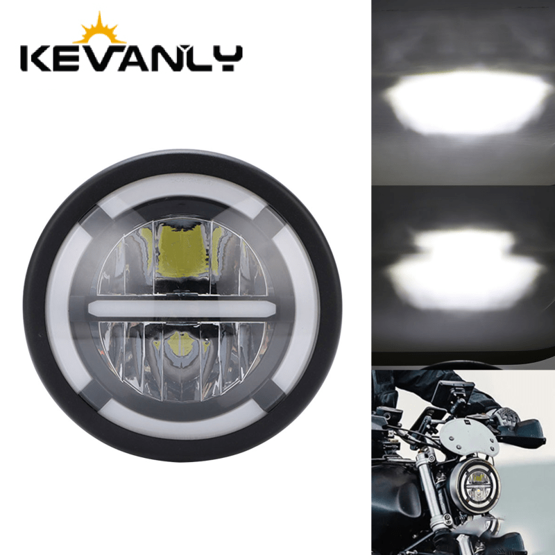 Universal Motorcycle Led Headlight Projector - Phare LED universel de 7 pouces
