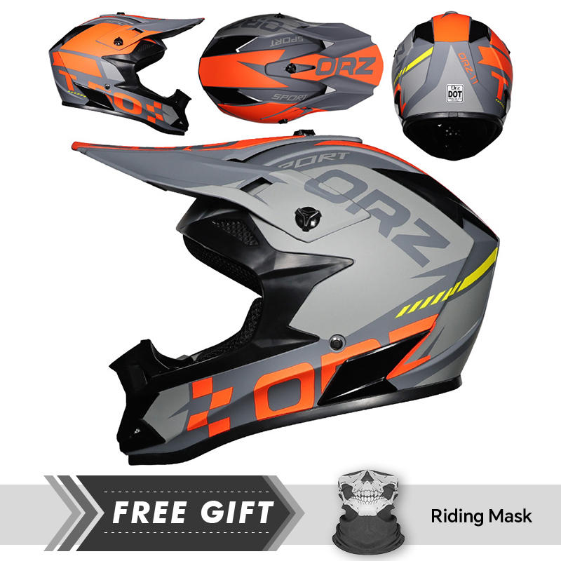 Quick Release Buckle Motorcycle Helmet - Casque de moto tout-terrain à dégagement