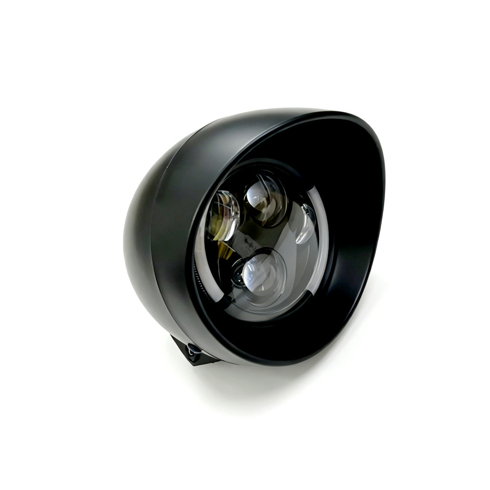 Phare LED universel rétro 12V  - Universal Motorcycle Led Headlight Projector avis et prix