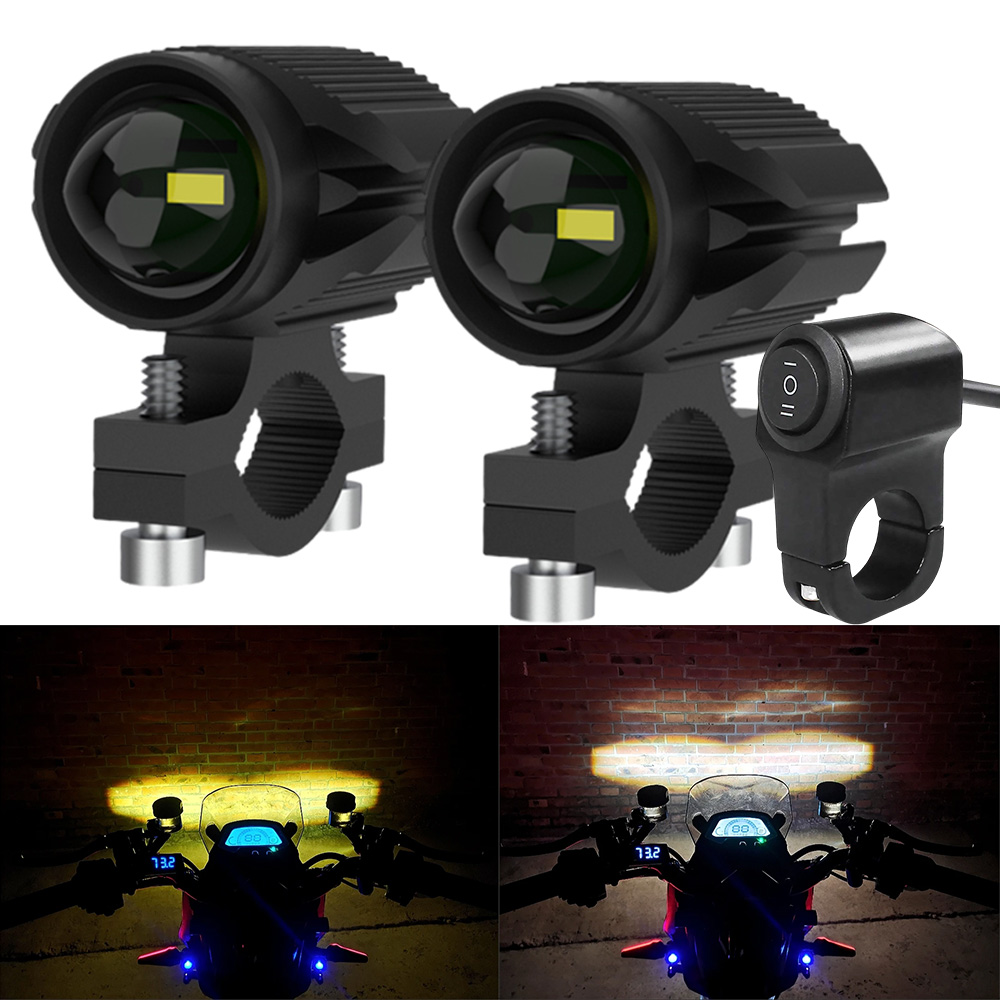 Feux de sauna à LED supplément - Universal Motorcycle Led Headlight Projector avis et prix