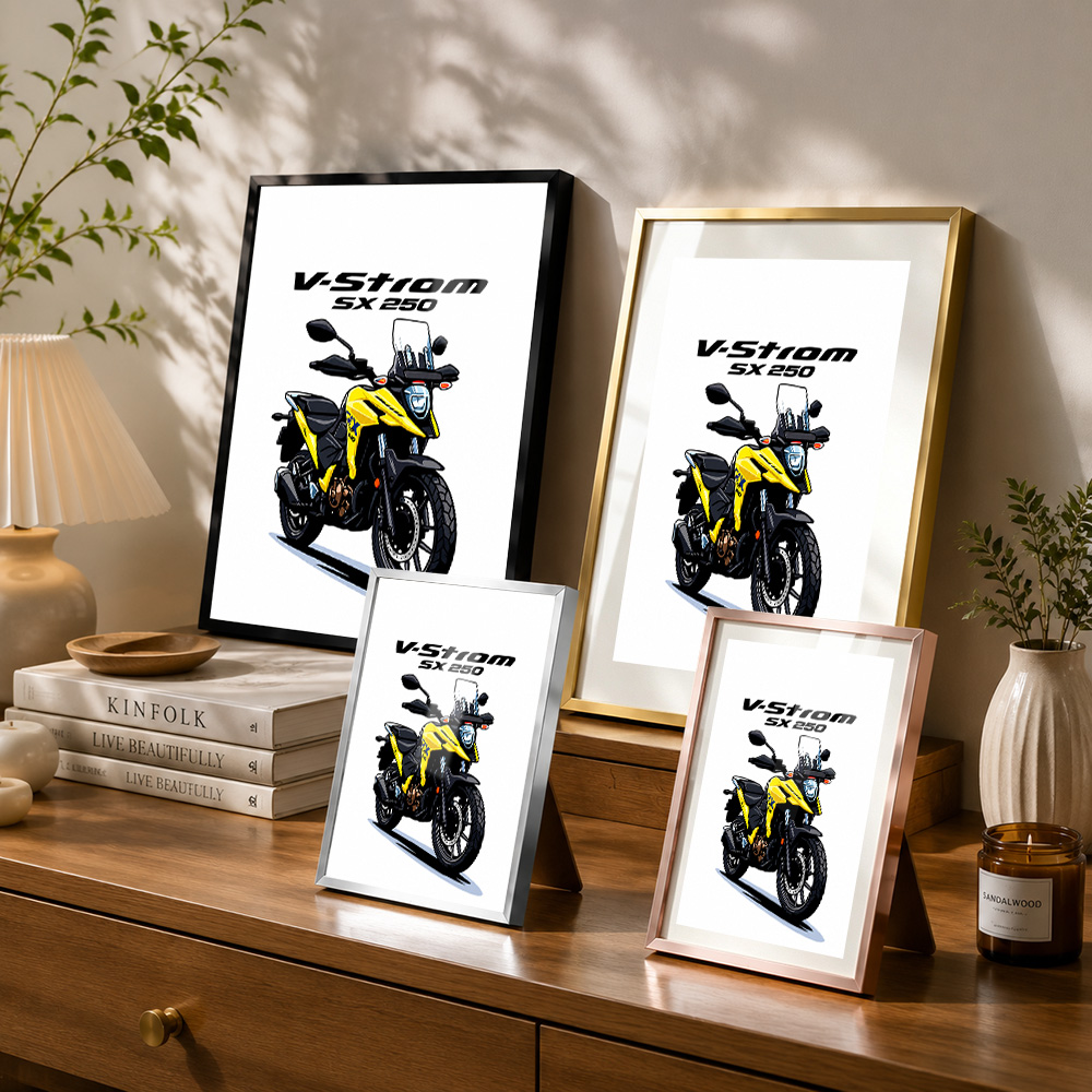 Affiche métallique encadrée de - Riding Gear avis et prix