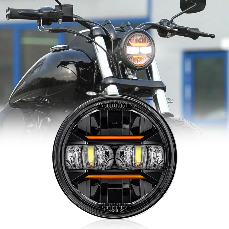 Phare LED universel pour voitu - Universal Motorcycle Led Headlight Projector avis et prix