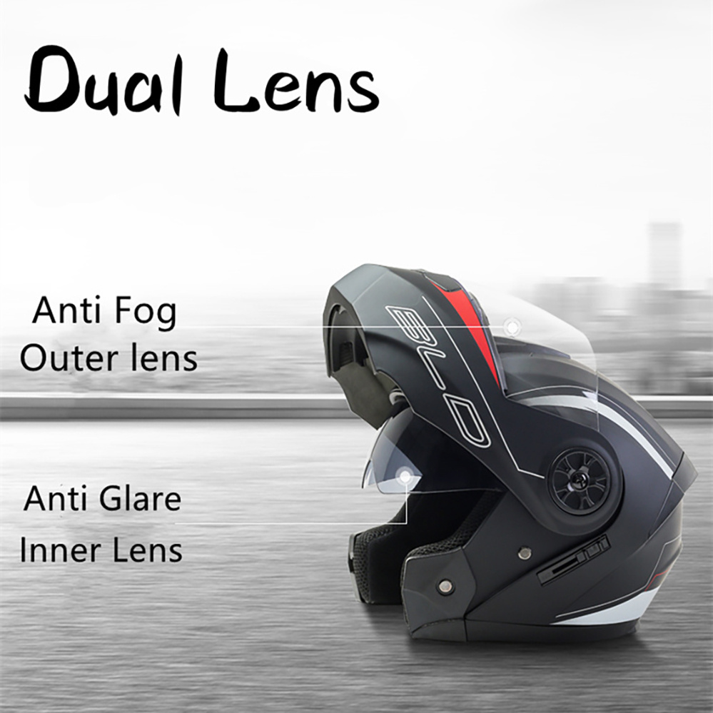 Casque de moto modulaire à Dou - Full Face Motorcycle Helmet With Bluetooth avis et prix