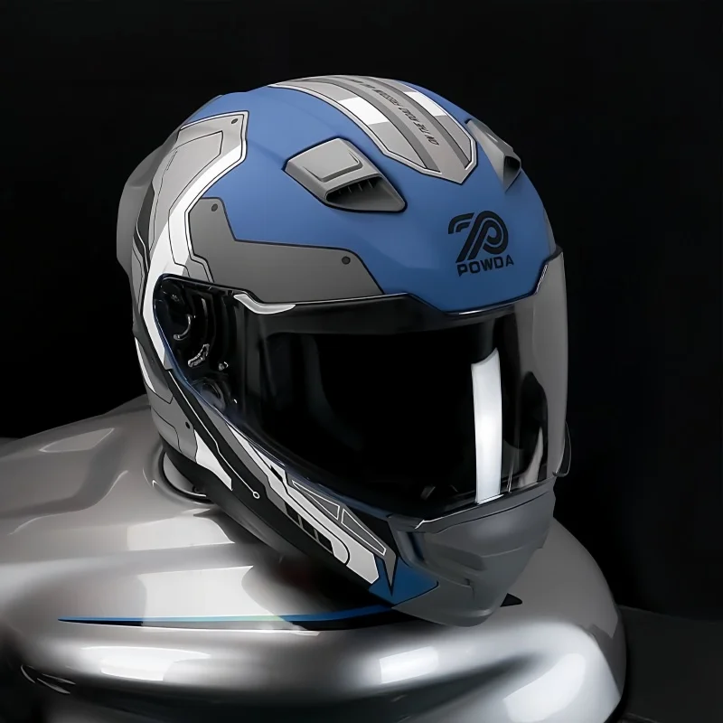 Casque de moto intégral unisex - Dual Visor Motorcycle Racing Helmet avis et prix