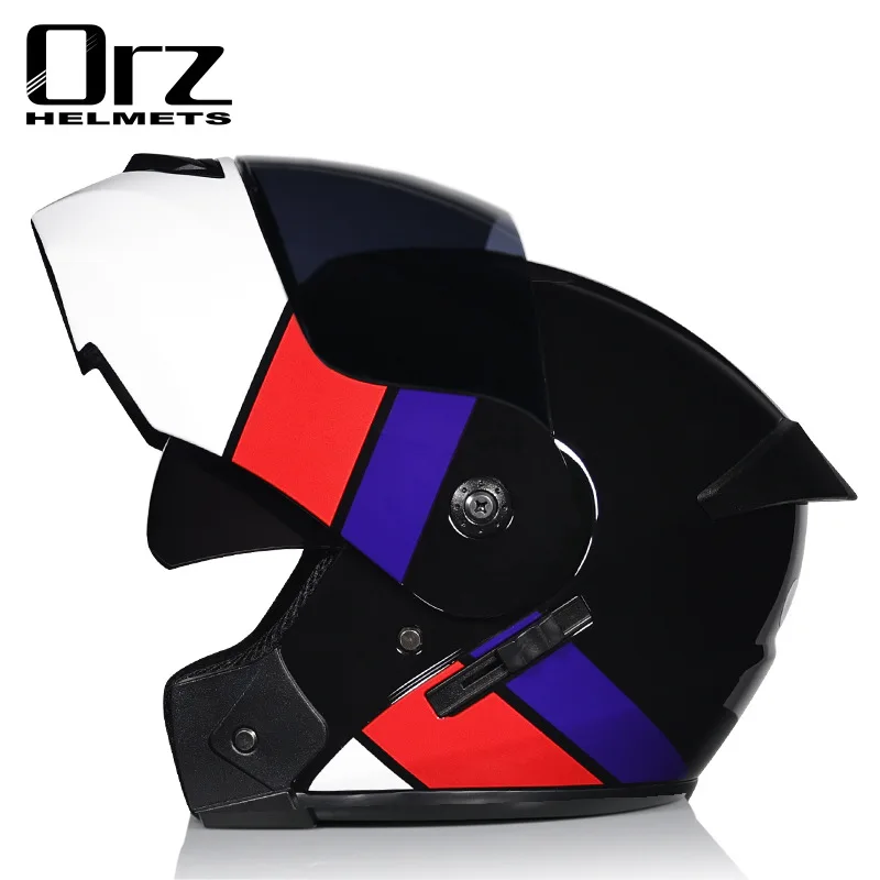 Casque de moto de course intég - Dual Visor Motorcycle Racing Helmet avis et prix