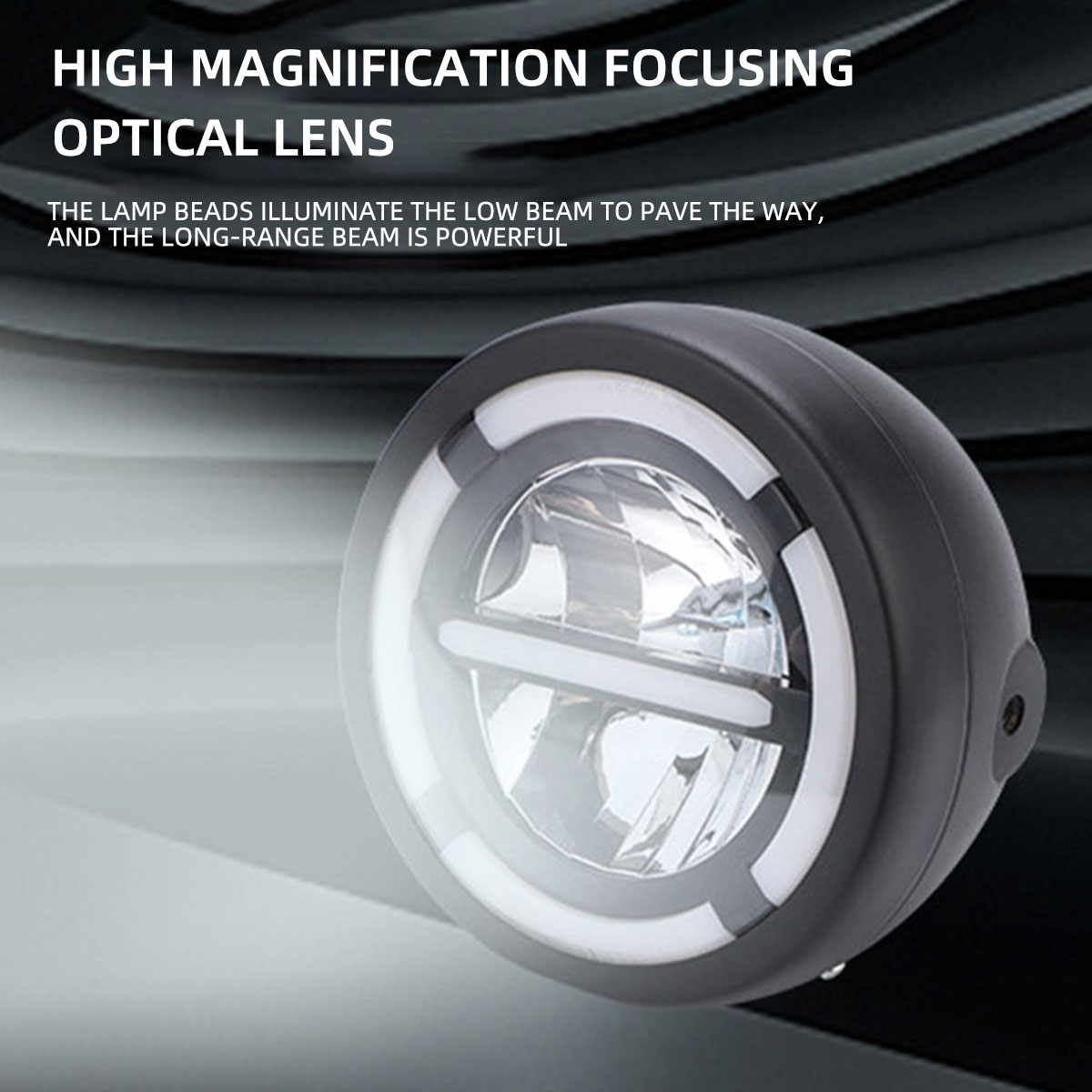 Phare LED universel de 7 pouce - Universal Motorcycle Led Headlight Projector avis et prix