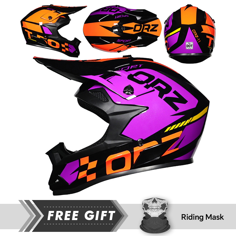 Casque de moto tout-terrain à  - Quick Release Buckle Motorcycle Helmet avis et prix